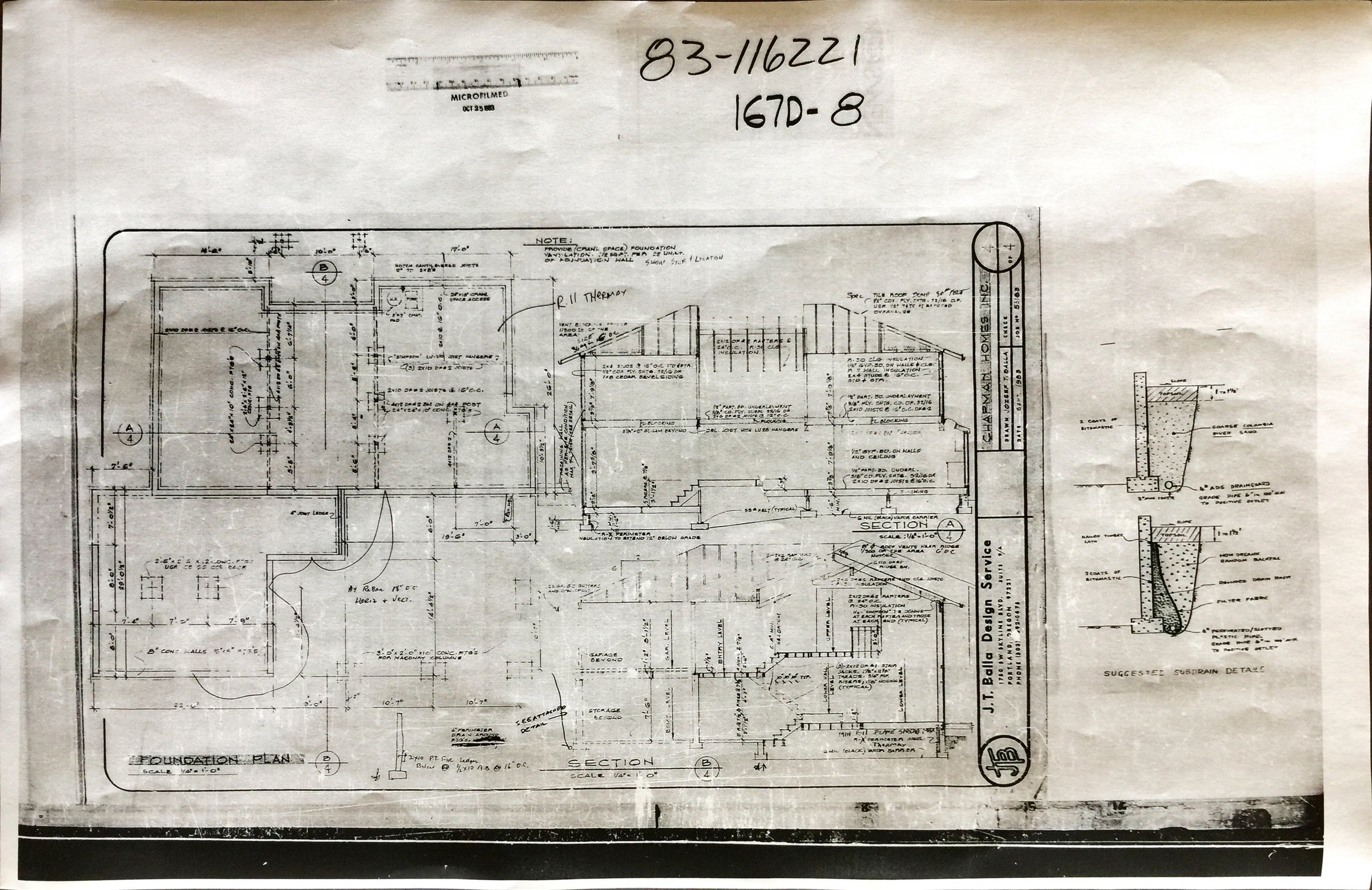 Sheet 4 — Foundation Plan & Sections